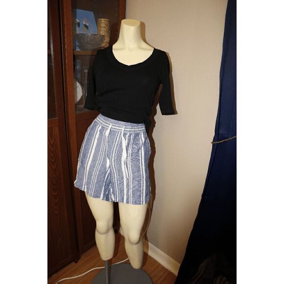 Nautica Linen Striped Shorts - Picture 9 of 9